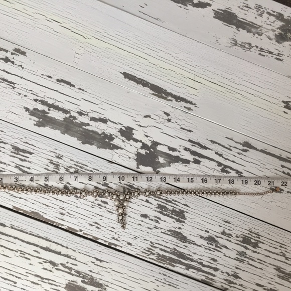 Elegant evening statement necklace with pearls - Picture 5 of 5